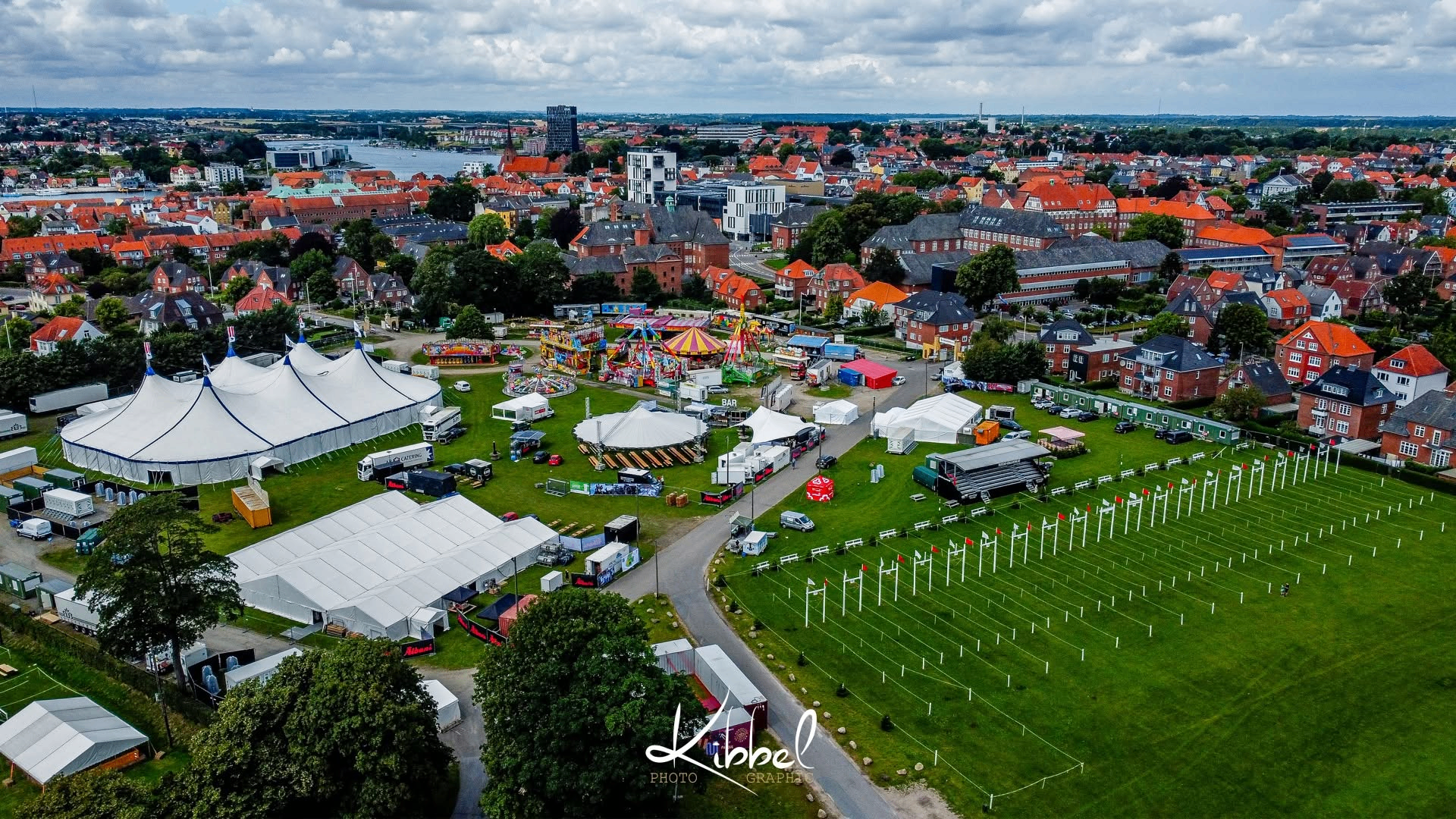 Historisk fotografi af ryttere i Sønderborg